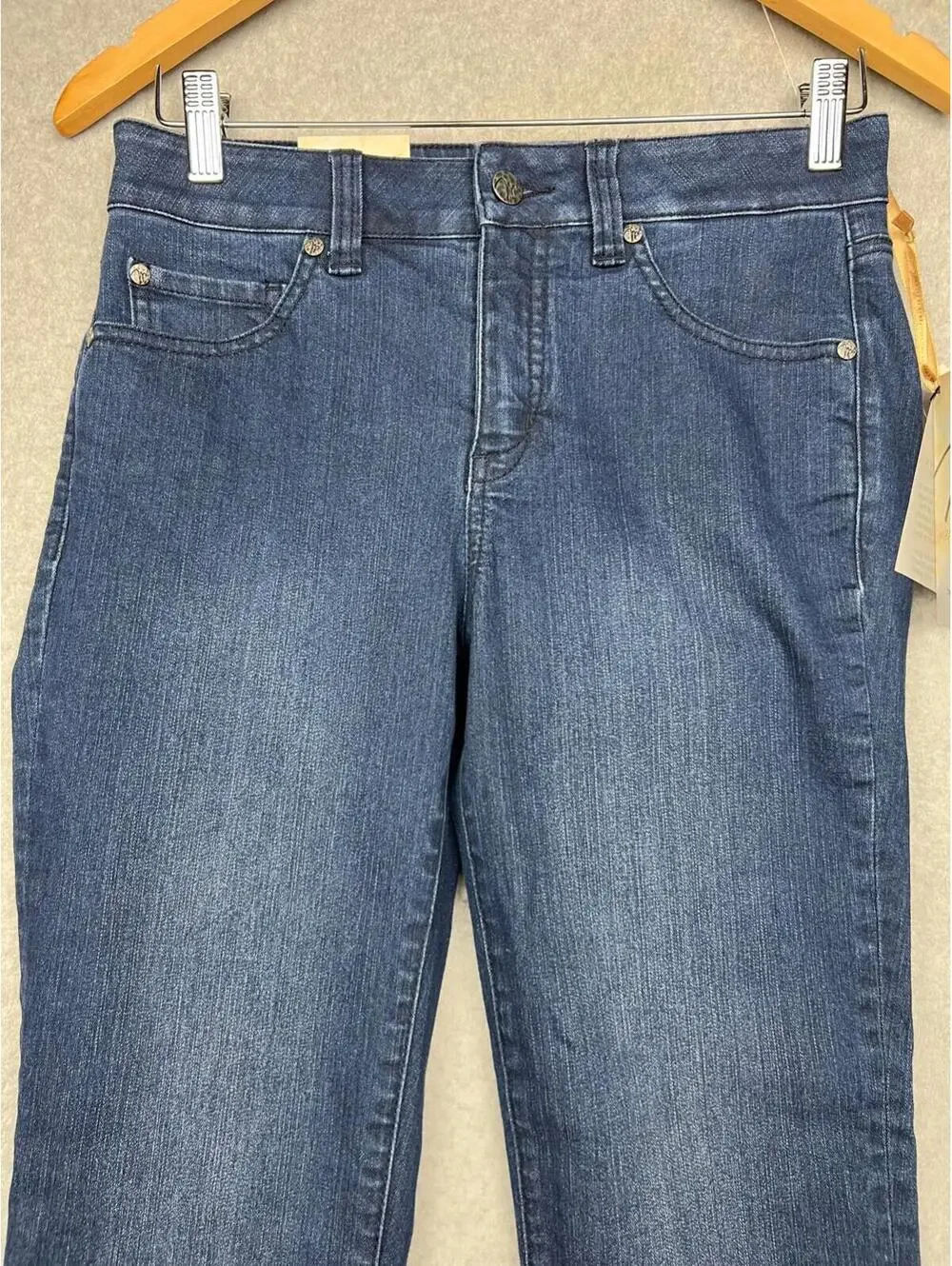 Miraclebody By Miraclesuit Womens Dark Wash Ankle Straight Jeans Size 2